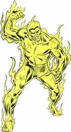 Открытки с Расплавленным Человеком Открытки с Расплавленным Человеком из комиксов Вселенной Марвел.