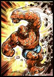 Открытки с Существом Открытки с Существом из Фантастической Четверки Вселенной Марвел.