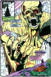 Открытки с Некроном Открытки с Некроном страшным злодеем из комиксов ДС скачать.