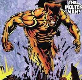 Открытки с Расплавленным Человеком Открытки с Расплавленным Человеком из комиксов Вселенной Марвел.
