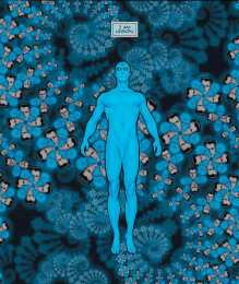 Открытки с Доктором Манхэттеном  Открытки с Доктором Манхэттеном из Хранителей скачать бесплатно.