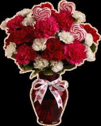 Открытки с гвоздиками  Открытки с гвоздиками скачать. Открытки с гвоздиками онлайн.