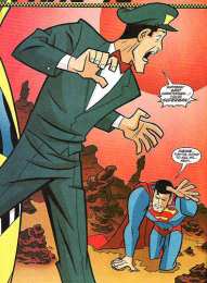 Открытки с Космическим Таксистом Супермен просит помощи