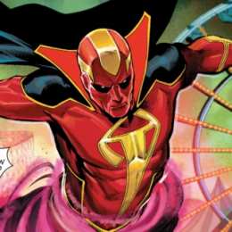 Открытки с Красным Торнадо Открытки с Красным Торнадо скачать бесплатно по комиксам ДС.