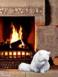 Открытки с камином Открытки с камином анимационные. Открытки с камином gif.