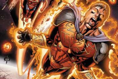 Открытки с Вулканом Открытки с Вулканом из комиксов о Людях Икс скачать бесплатно.