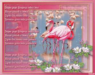 Открытки с фламинго Открытки с фламинго с анимациями. Открытки с фламинго скачать.