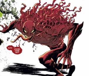 Открытки с Токсином Открытки с Токсином врагом Человека Паука из комиксов Марвел.