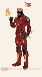 Открытки с Пиро Открытки с Пиро по комиксам Марвел. Открытки с Пиро скачать.