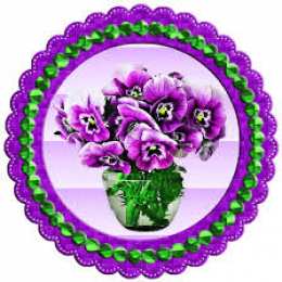Открытки с фиолетовыми анютиными глазками  Открытки с фиолетовыми анютиными глазками скачать бесплатно.