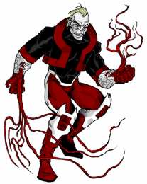 Открытки с Красным Омегой Открытки с Красным Омегой врагом Росомахи из комиксов Марвел.