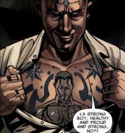 Открытки с Татуированным Человеком Открытки с Татуированным Человеком из комиксов скачать бесплатно.