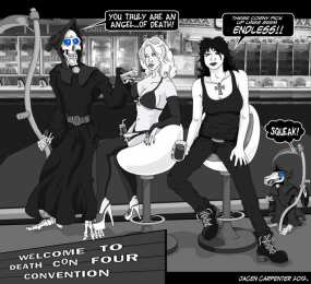 Открытки со Смертью Открытки со Смертью из Вселенной комиксов ДС скачать бесплатно.