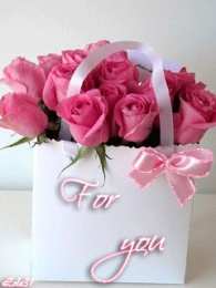 Открытки с розовыми розами Чудесные открытки с розовыми розами скачать бесплатно gif.