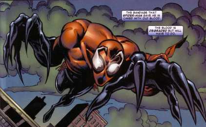 Открытки с Токсином Открытки с Токсином врагом Человека Паука из комиксов Марвел.