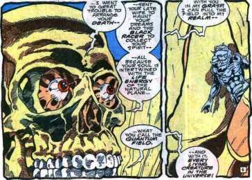 Открытки с Некроном Открытки с Некроном страшным злодеем из комиксов ДС скачать.