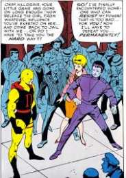 Открытки с Пурпурным Человеком Открытки с Пурпурным Человеком злодеем из комиксов Марвел.  