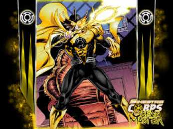 Открытки с Синестро Открытки с Синестро врагом Супермэна из комиксов ДС скачать.