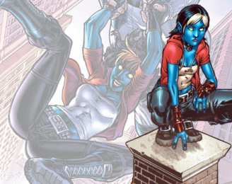 Открытки с Ноктюрн Открытки с Ноктюрн из комиксов о Людях Икс скачать бесплатно.