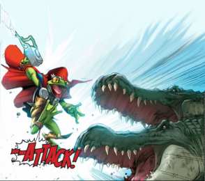 Открытки с Трогом Открытки с Трогом лягушкой супергероем из комиксов от Марвел.