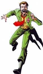 Открытки с Пранкстером Открытки со злодеем Пранкстером из комиксов про Супермэна от ДС.