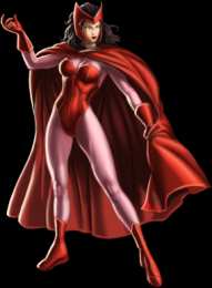 Открытки с Алой Ведьмой Открытки с Алой Ведьмой из комиксов Вселенной Марвел скачать.