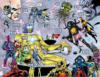 Открытки с Живым Трибуналом Открытки с Живым Трибуналом суперзлодеем из комиксов Марвел.