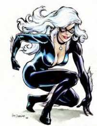 Открытки с Черной Кошкой Открытки с Черной Кошкой из Спайдермена по комиксам Марвел. 