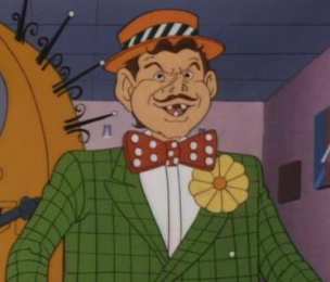 Открытки с Пранкстером Открытки со злодеем Пранкстером из комиксов про Супермэна от ДС.