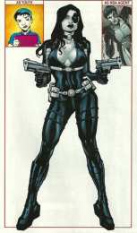 Открытки с Домино Открытки с Домино из комиксов Вселенной Марвел скачать бесплатно.