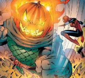 Открытки с Джеком - Фонарём Открытки с Джеком - Фонарём врагом Человека Паука из комиксов.