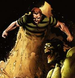 Открытки с Песочным Человеком из Марвел Открытки с Песочным Человеком из комиксов Вселенной Марвел .