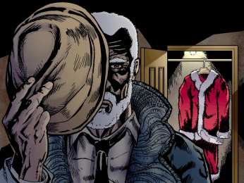 Открытки с Санта Клаусом Открытки с Санта Клаусом из Вселенной ДС скачать бесплатно. 