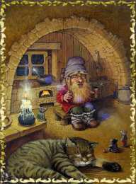 Открытки с домовым Открытки с домовым скачать бесплатно. Анимационные Открытки с домовым.