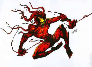 Открытки с Карнажем Открытки с Карнажем из комиксов Вселенной Марвел про Спайдермэна.