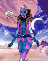 Открытки с Небулой Открытки с Небулой скачать бесплатно. Открытки по комиксам Марвел.