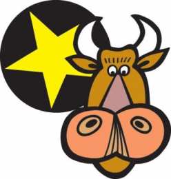 Открытки знак зодиака Телец  Анимационные Открытки знак зодиака Телец скачать бесплатно.