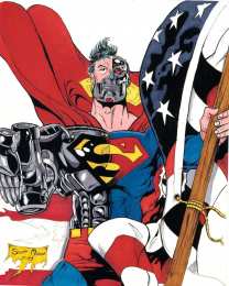 Открытки с Киборгом Супермэном Открытки с Киборгом Супермэном суперзлодеем из Вселенной ДС.