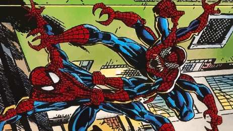 Открытки с Доппельгенгером Открытки с Доппельгенгером врагом Спайдермена из комиксов Марвел.