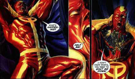 Открытки с Красным Торнадо Открытки с Красным Торнадо скачать бесплатно по комиксам ДС.