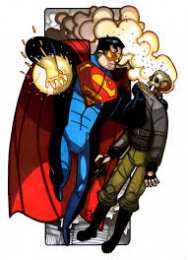 Открытки с Уничтожителем Открытки с Уничтожителем врагом Супермэна из Вселенной комиксов ДС.