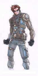 Открытки с Баки Барнсом Открытки с Баки Барнсом Зимним солдатом из комиксов Марвел. 