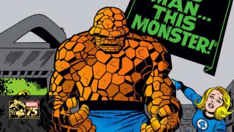 Открытки с Существом Открытки с Существом из Фантастической Четверки Вселенной Марвел.