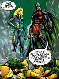 Открытки с Доктором Миднайтом Открытки с Доктором Миднайтом из комиксов Вселенной Дс скачать.