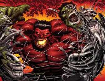 Открытки с Красным Халком Открытки с Красным Халком из Вселенной комиксов Марвел скачать.