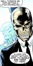 Открытки с Господином Боунсом Открытки с Господином Боунсом из комиксов Вселенной ДС скачать.