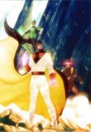 Открытки с Космическим Призраком Открытки с Космическим Призраком из комиксов ДС скачать бесплатно.