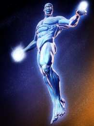 Открытки с Доктором Манхэттеном  Открытки с Доктором Манхэттеном из Хранителей скачать бесплатно.