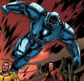 Открытки с Железным Дельцом Открытки с Железным Дельцом Обадайя Стейном из комиксов Марвел.