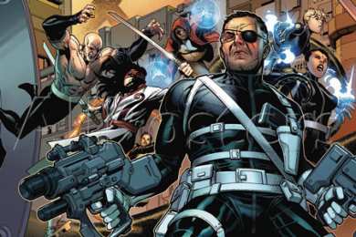 Открытки с Ником Фьюри Открытки с Ником Фьюри онлайн. Открытки с Ником Фьюри из марвел.